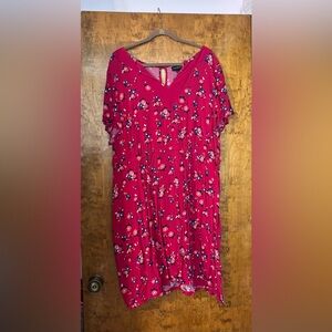 Lane Bryant flowy pink dress size 22/24